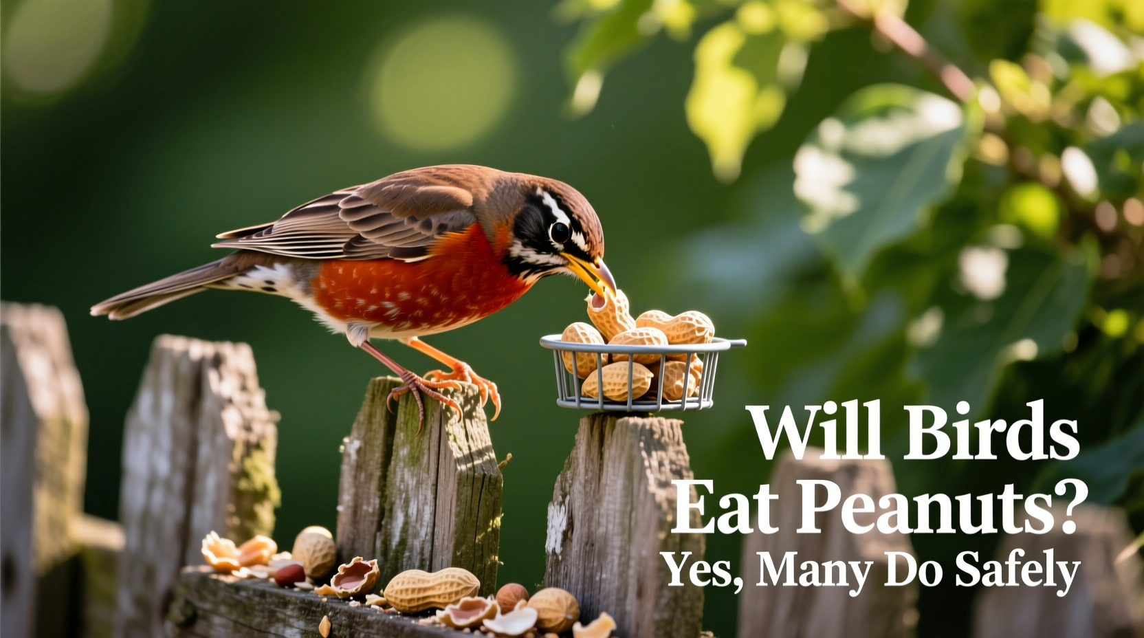 will birds eat peanuts