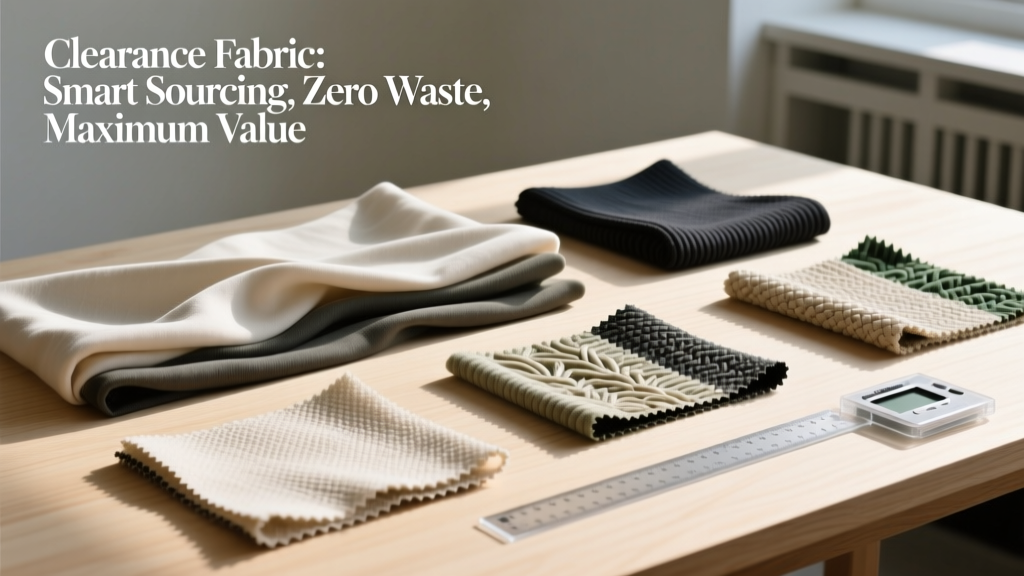 Clearance Fabric: Smart Sourcing, Zero Waste, Maximum Value