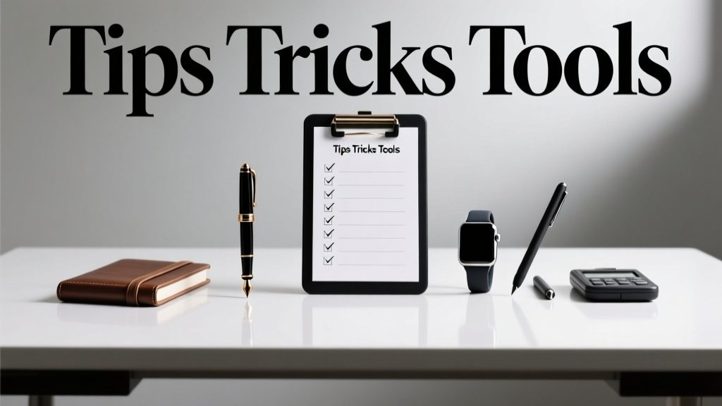 Tips, Tricks, Tools & Checklist: A Practical Cleaning Guide for Homes and Small Offices
