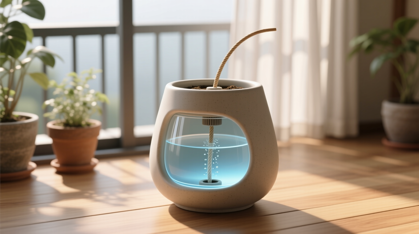 self watering pots