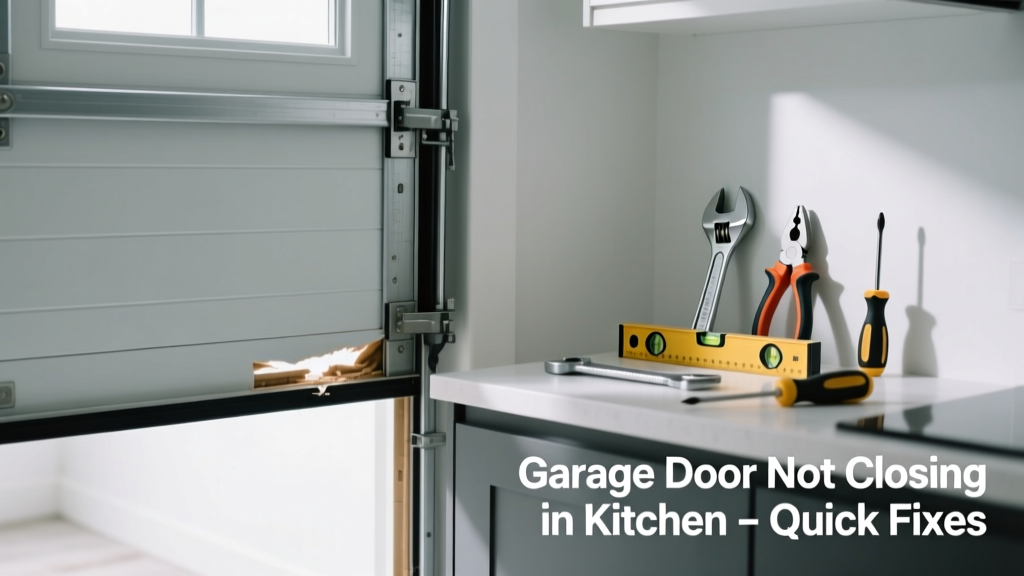 Garage Door Not Closing in Kitchen: Quick Fixes
