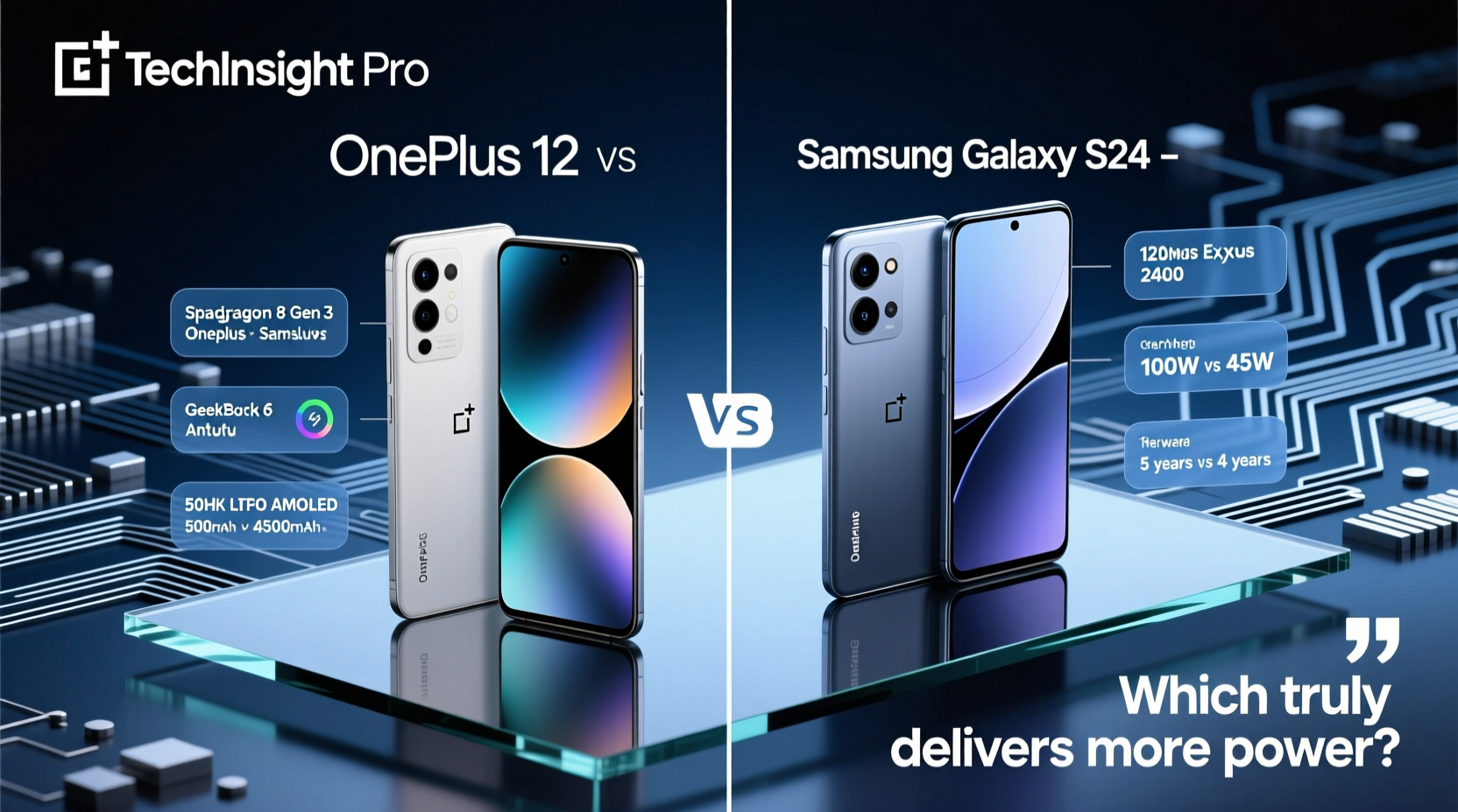 oneplus 12 vs samsung s24 which offers better value for power users