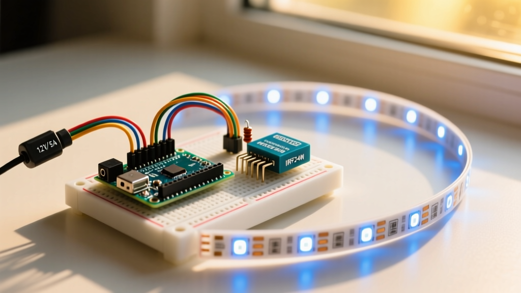 Wiring an Arduino to LED Strip: Drivers, Dimming, and Circuit Math
