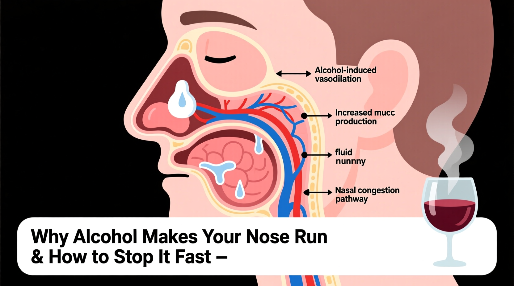 Why Does Alcohol Make Your Nose Run And How To Stop It Fast