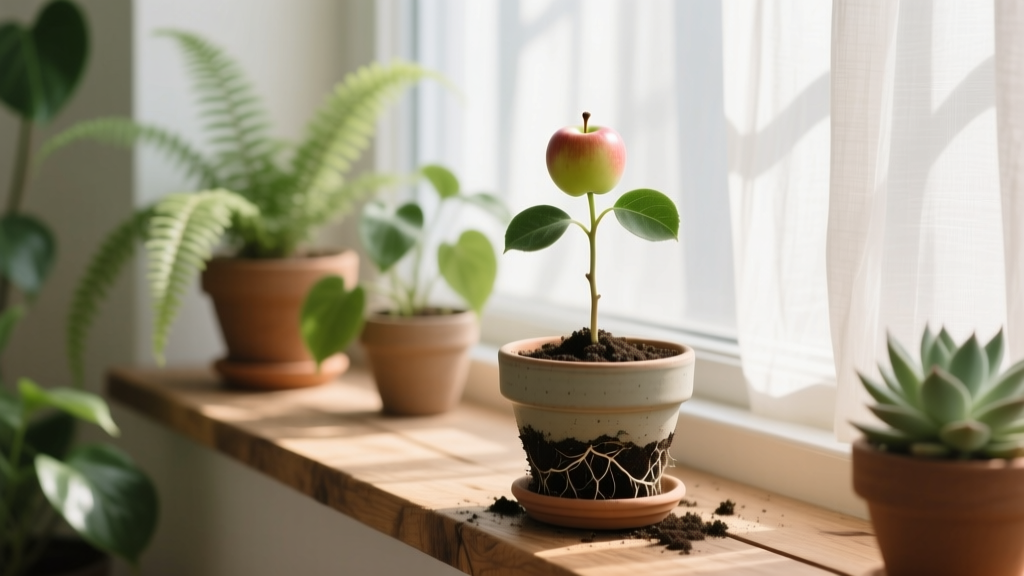 Indoor Apple Seed Planting & Repotting Guide