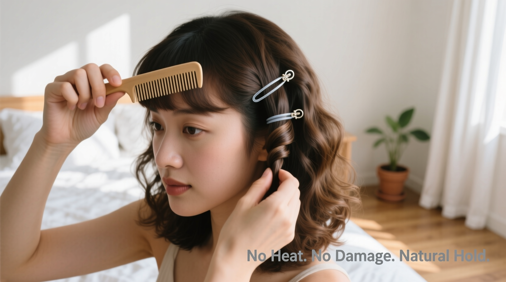 can you style bangs without heat tools tricks for natural hold