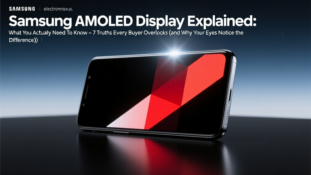 Samsung AMOLED Display Explained What You Actually Need To Know: 7 Truths Every Buyer Overlooks (and Why Your Eyes Notice the Difference)