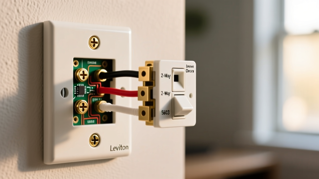 Leviton 2 Way Switch Wiring Diagram: Decora 5603 Terminal Mapping and Trace
