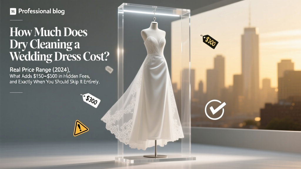 Wedding Dress Cleaning Cost: What You’ll Really Pay (2026)