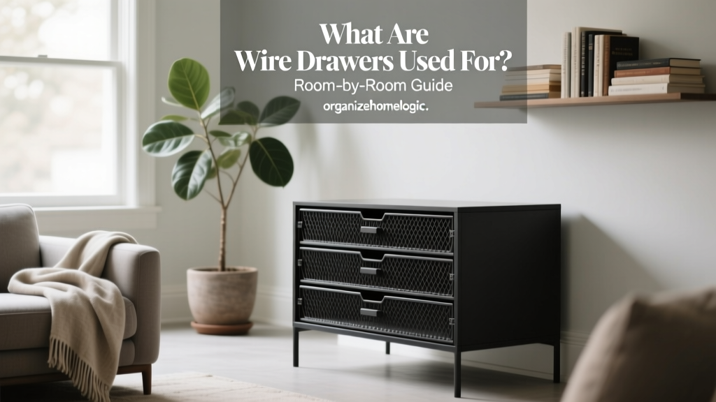 What Are Wire Drawers Used For? Room-by-Room Guide