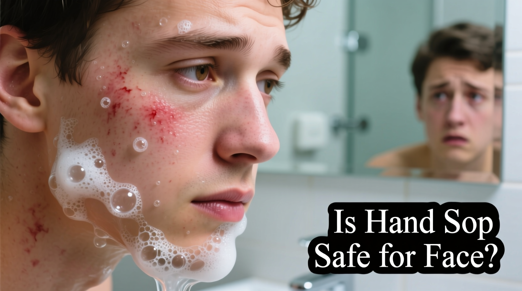 is using hand soap on your face damaging in the long run