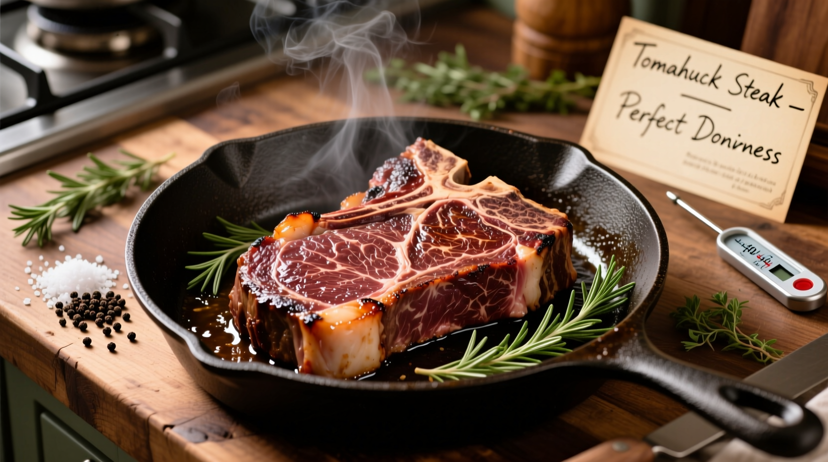 how to cook a tomahawk steak in the oven