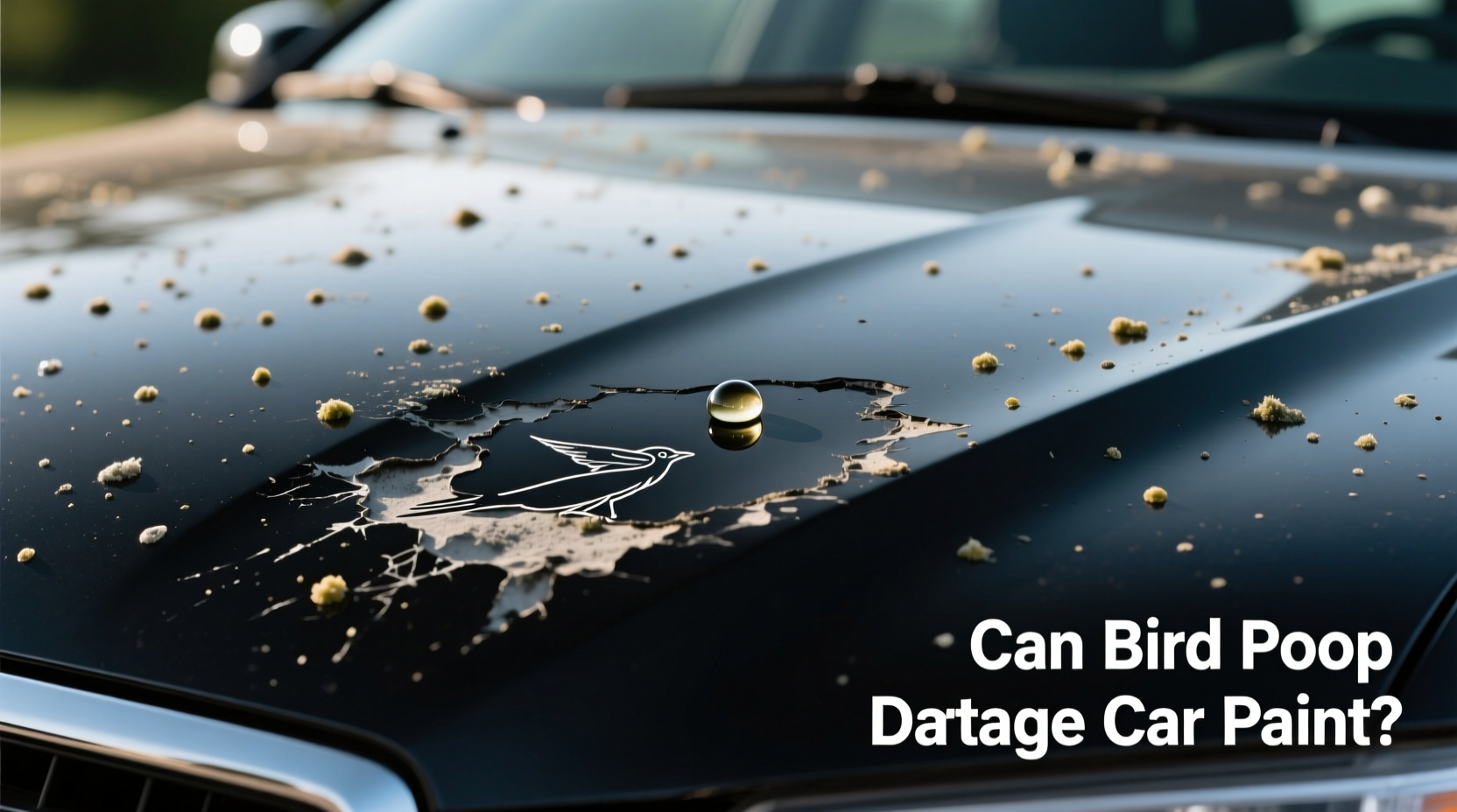 can bird poop damage car paint