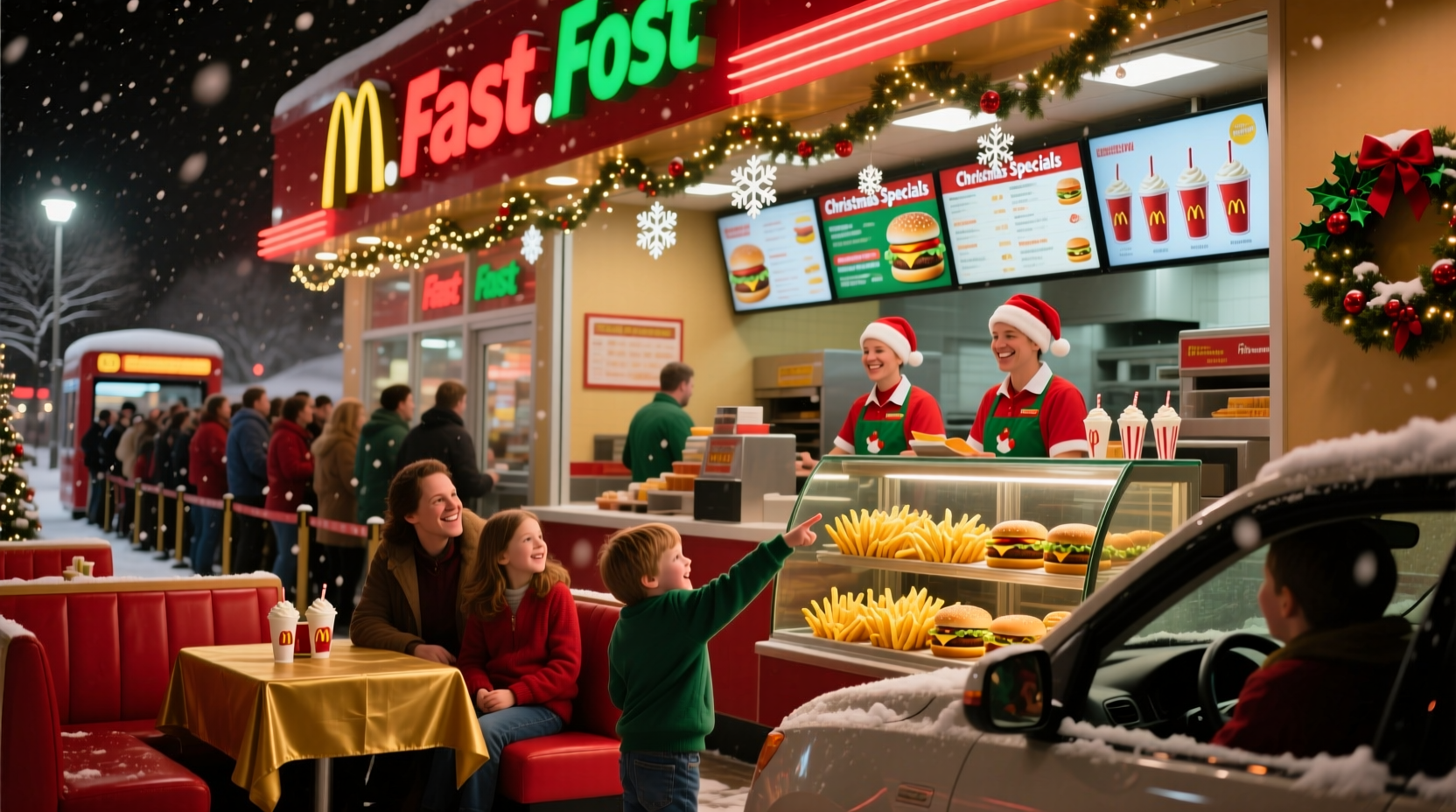 Fast Food Open Christmas Eve: Verified Hours & Alternatives