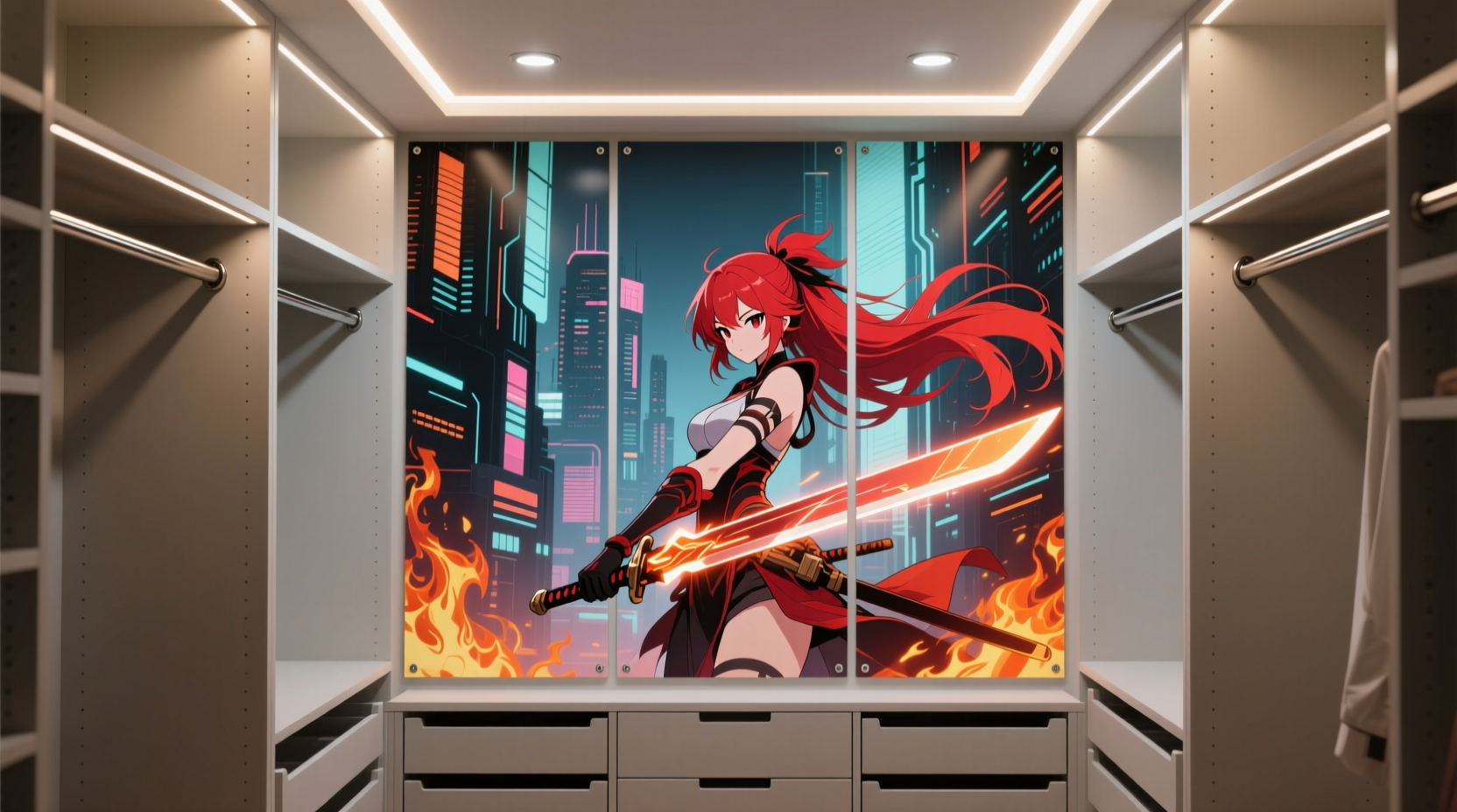 closet organization tips anime panels fire safety