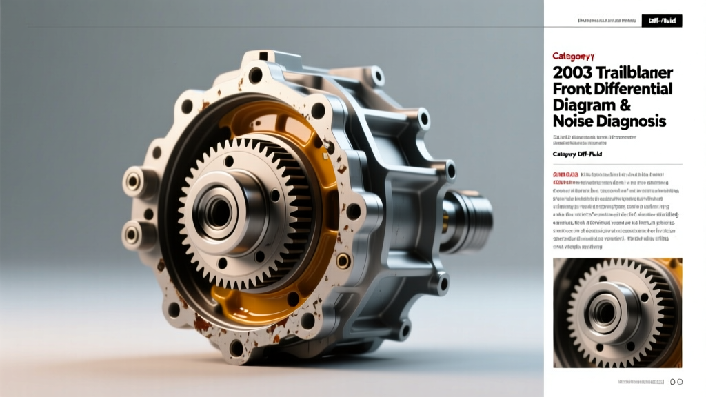 2003 Trailblazer Front Differential Diagram & Noise Diagnosis