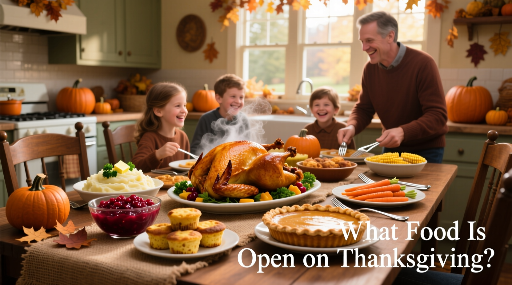 what food is open on thanksgiving