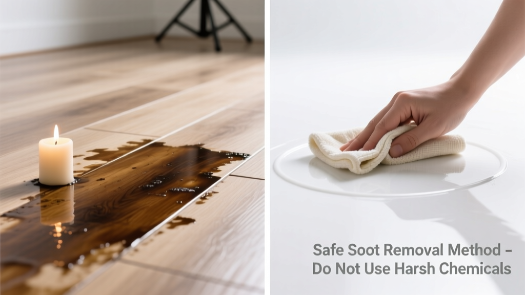 How to Remove Candle Soot from Laminate Flooring Safely