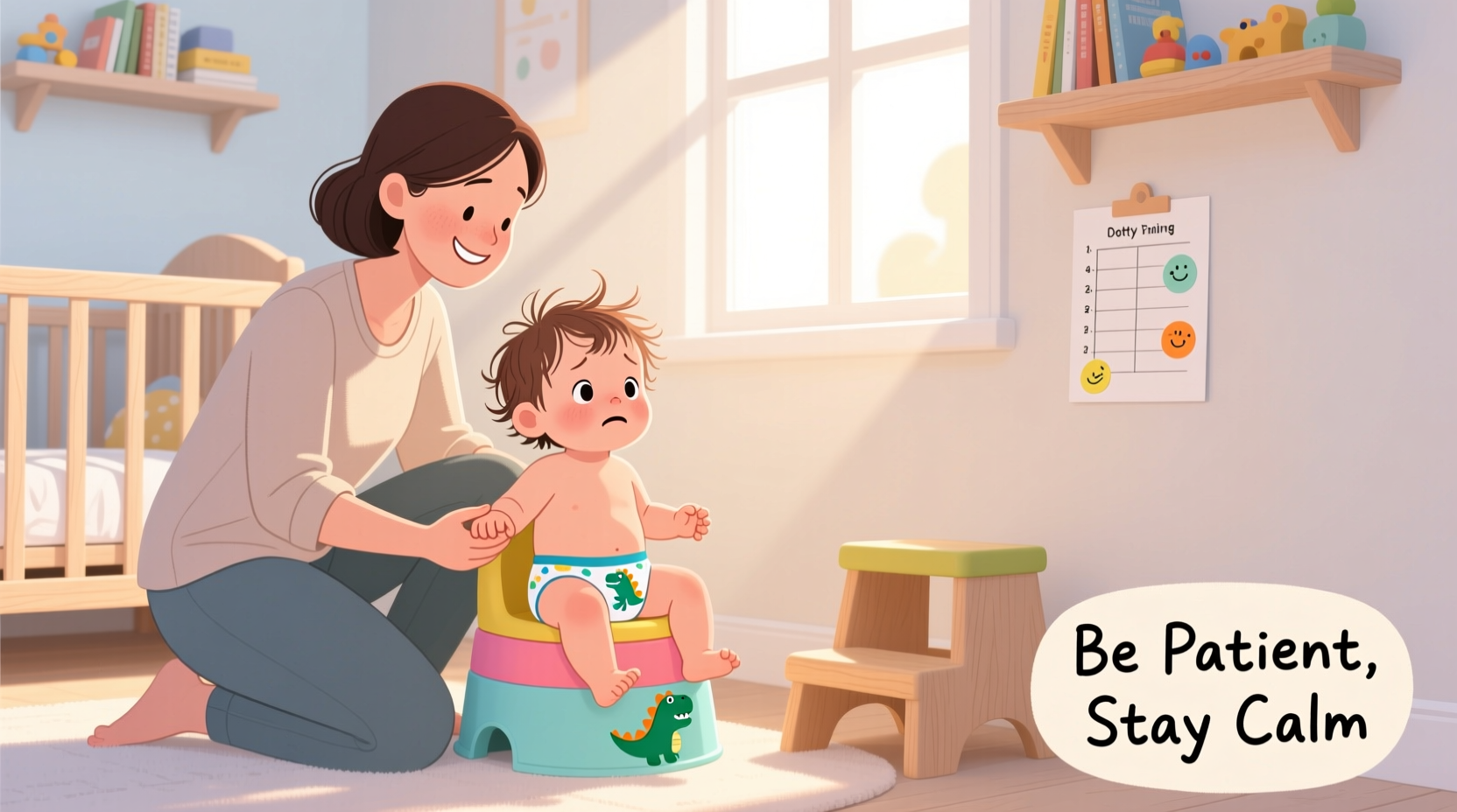 how to potty train a stubborn toddler using gentle consistent methods