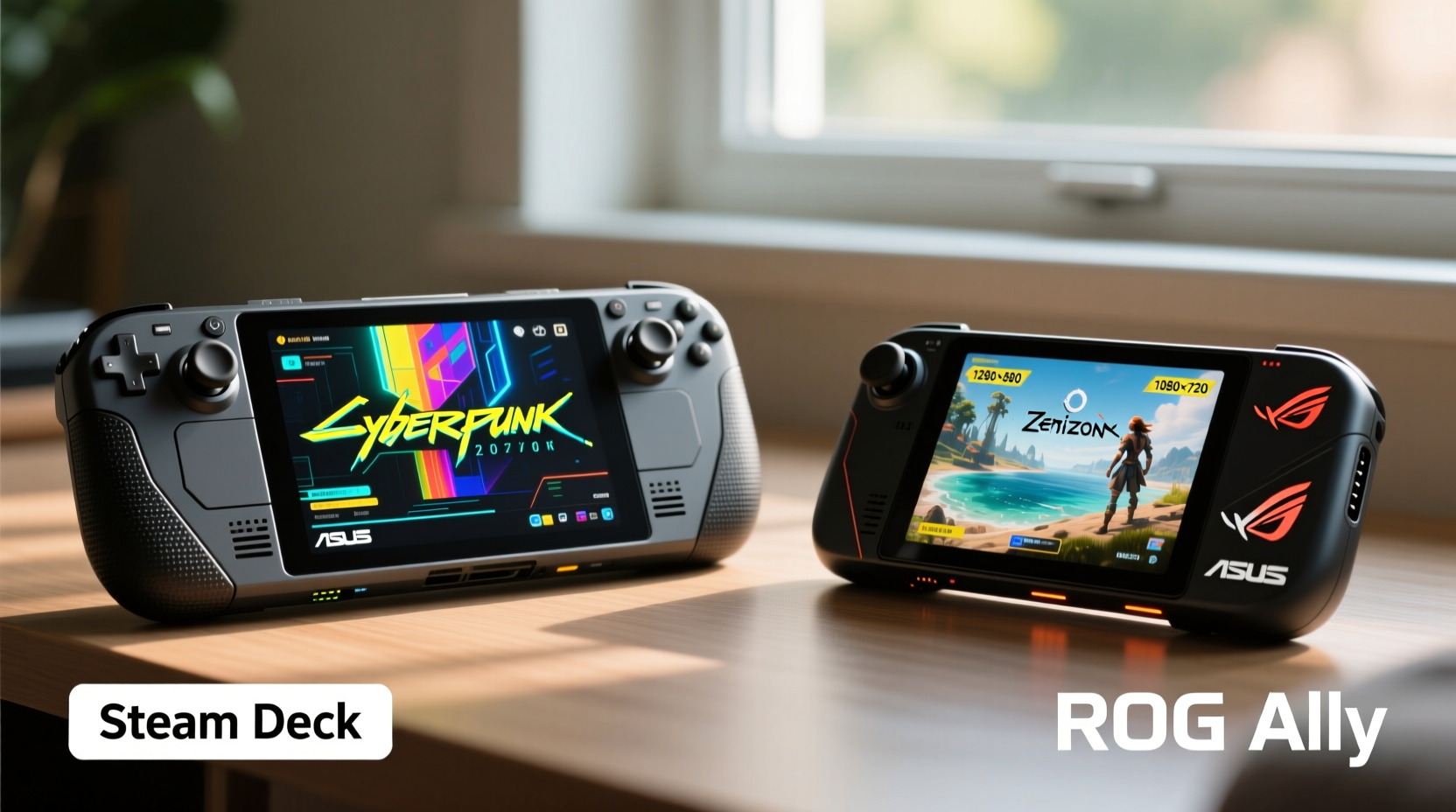 steam deck vs rog ally is windows handheld gaming actually usable yet