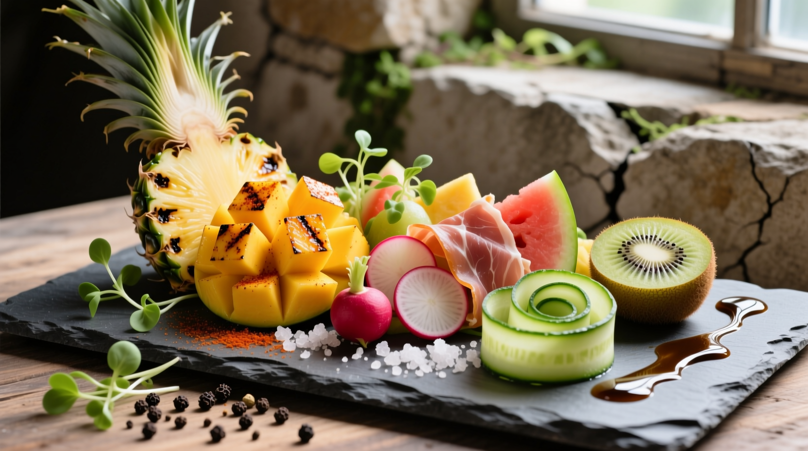 to make a fantastic fruit salad dress it like a savory