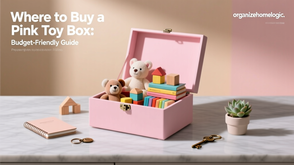 Where to Buy a Pink Toy Box: Budget-Friendly Guide