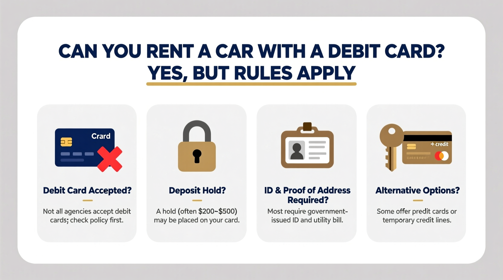 can you rent a car with a debit card