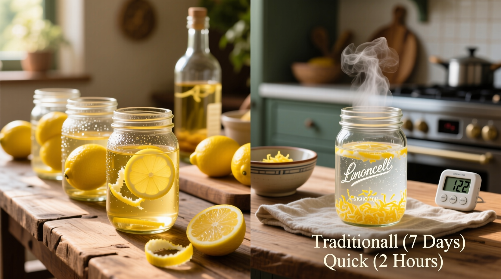 the two best ways to make limoncello at home