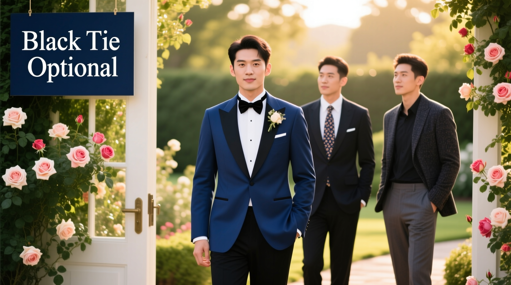 what is black tie optional wedding attire