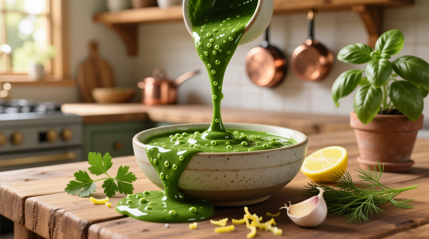 incredibly easy green sauce goes everything