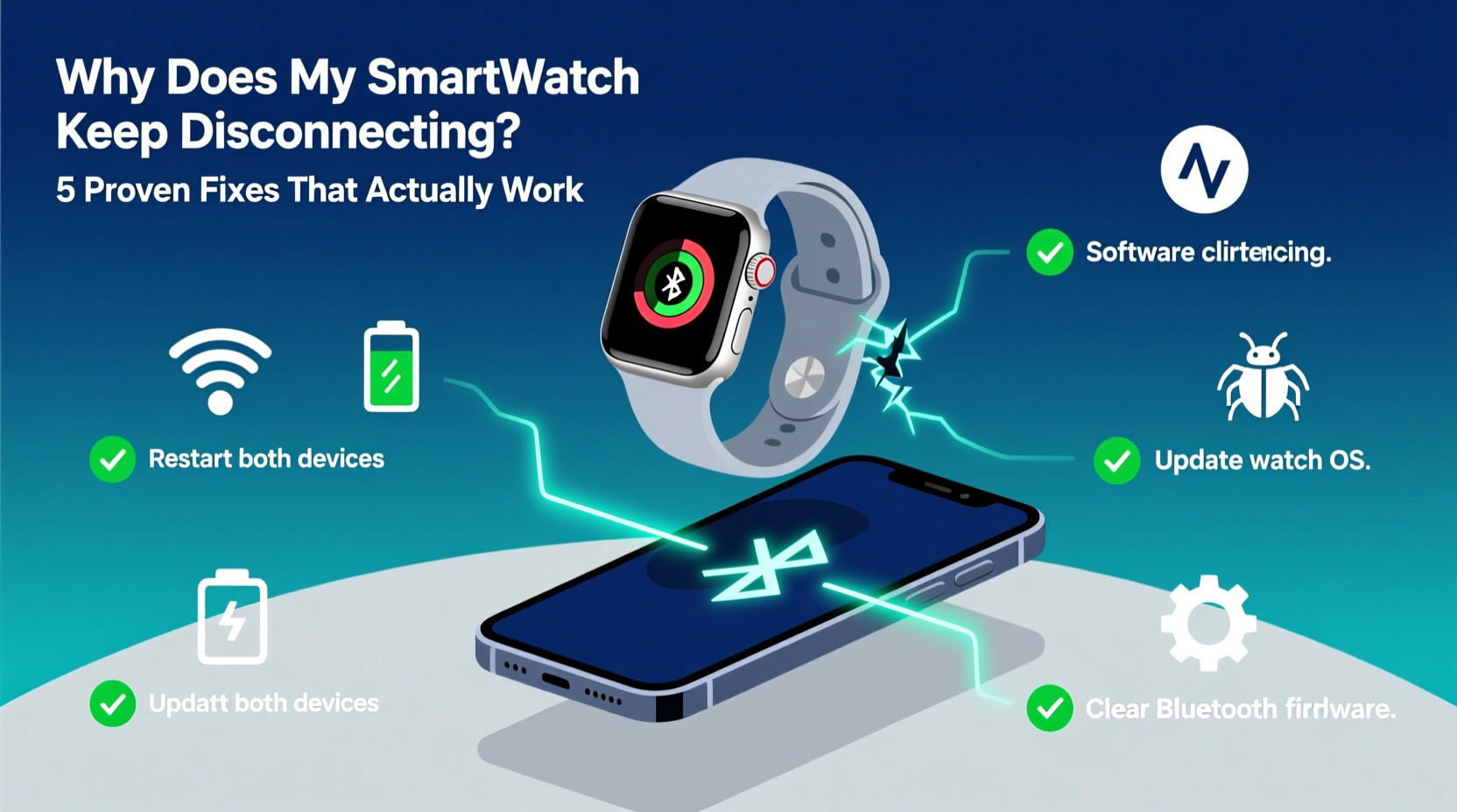 why does my smartwatch keep disconnecting from my phone fixes that actually work