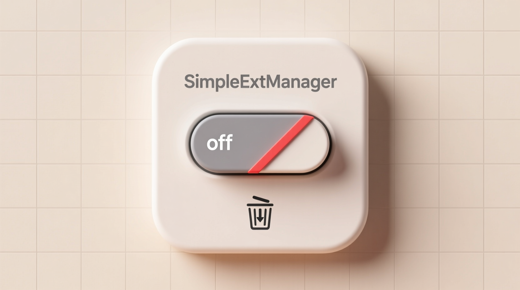 simpleextmanager selectively disables and uninstalls ex