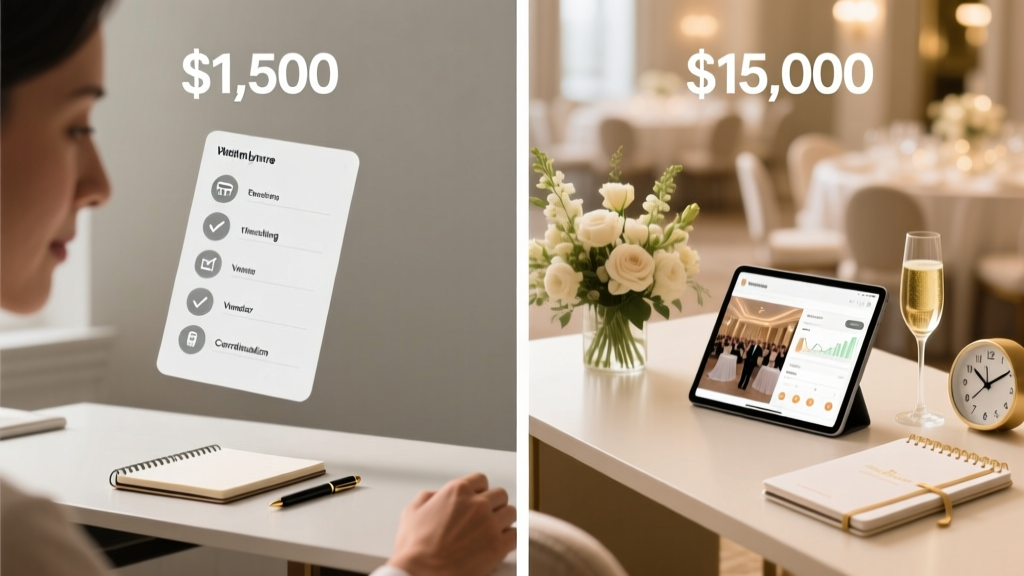 Wedding Planner Cost: $1,500 vs $15,000 (2026)