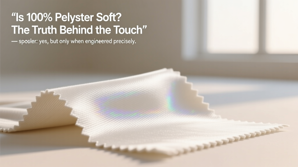 Is 100% Polyester Soft? The Truth Behind the Touch