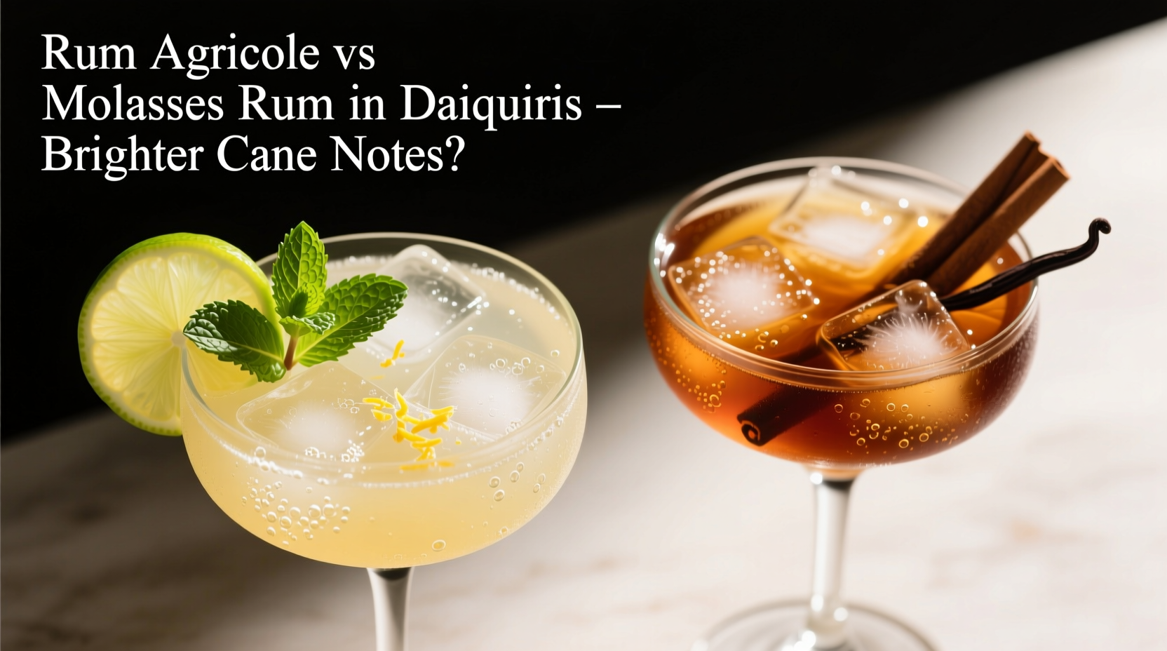 rum agricole vs molasses rum in daiquiris which delivers brighter cane notes