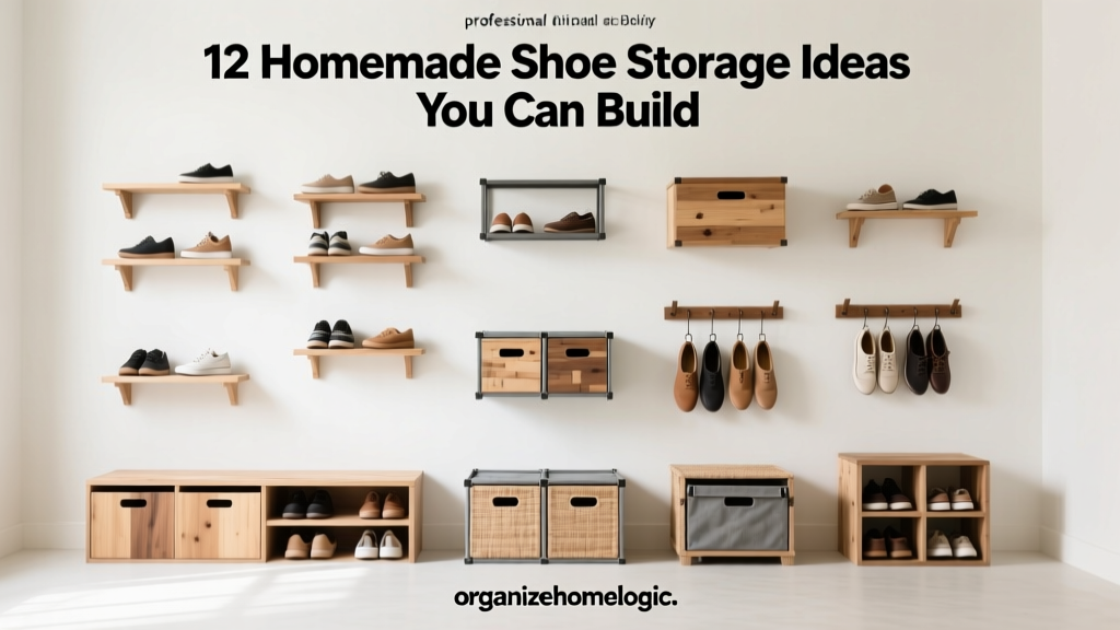 12 Homemade Shoe Storage Ideas You Can Build