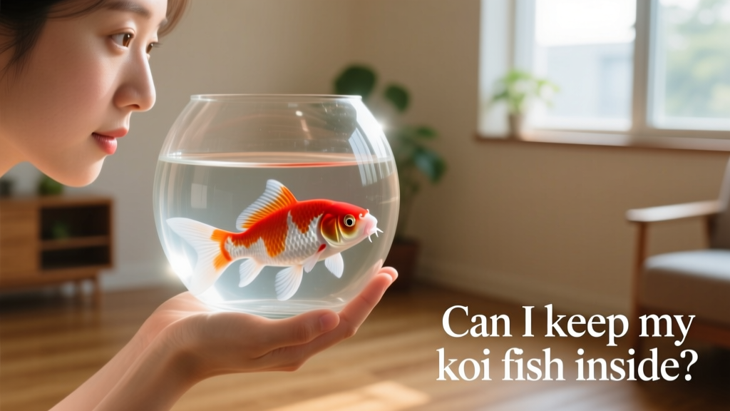 Can I Keep My Koi Fish Inside?