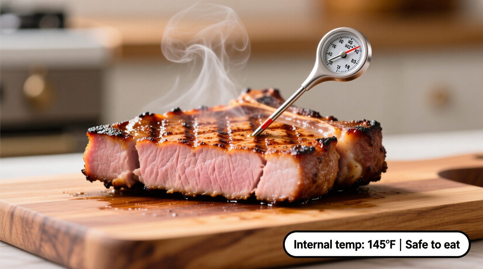 how to tell if pork chop is cooked