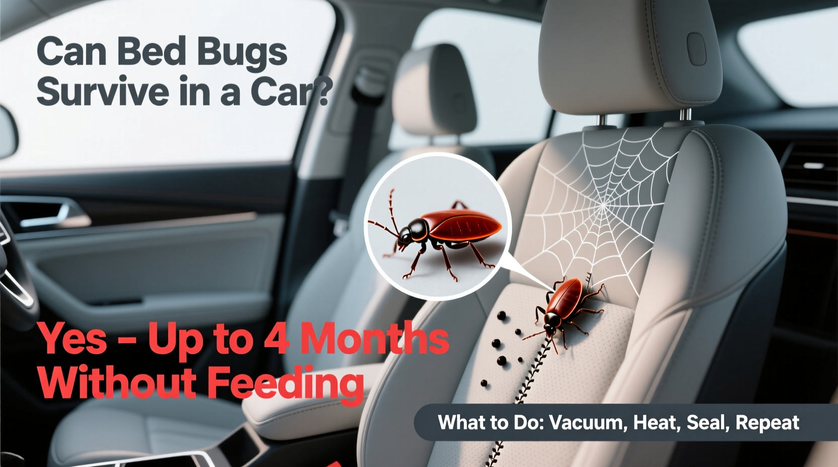can bed bugs survive in a car