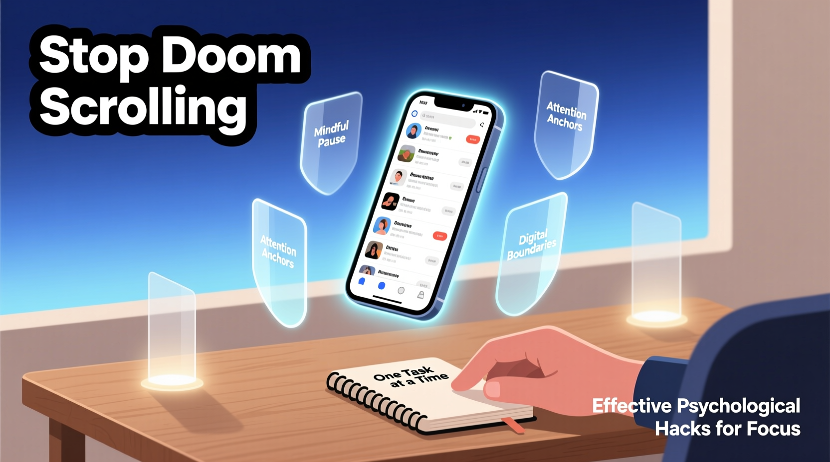 how to stop doom scrolling effective psychological hacks for focus