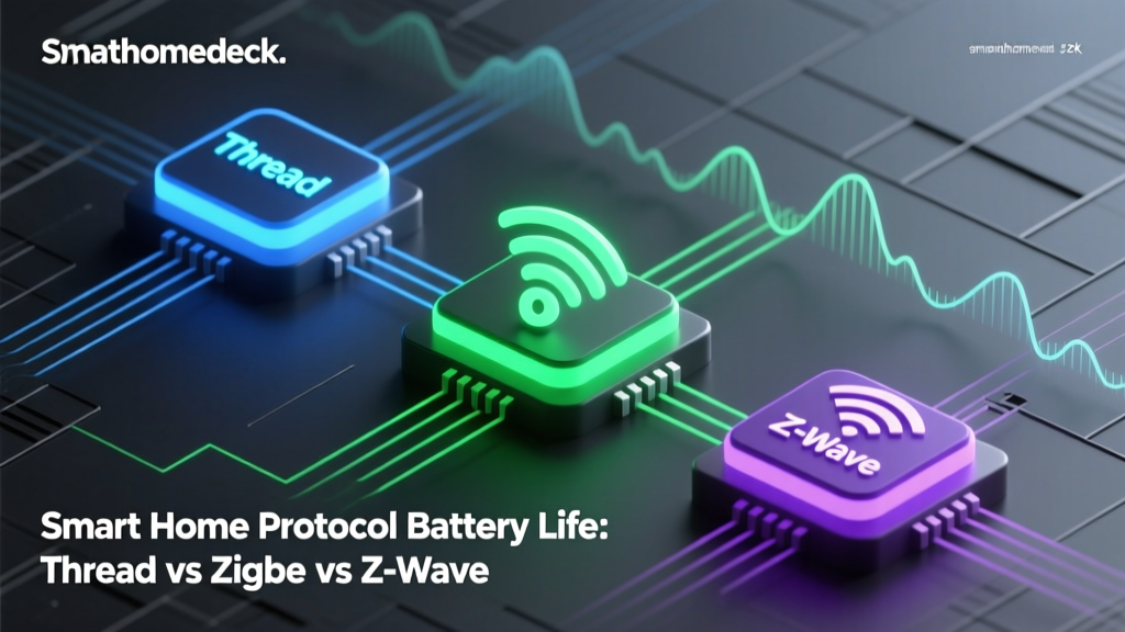 Smart Home Protocol Battery Life: Thread vs Zigbee vs Z-Wave