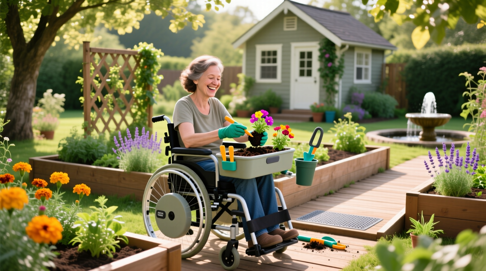 wheelchair gardening