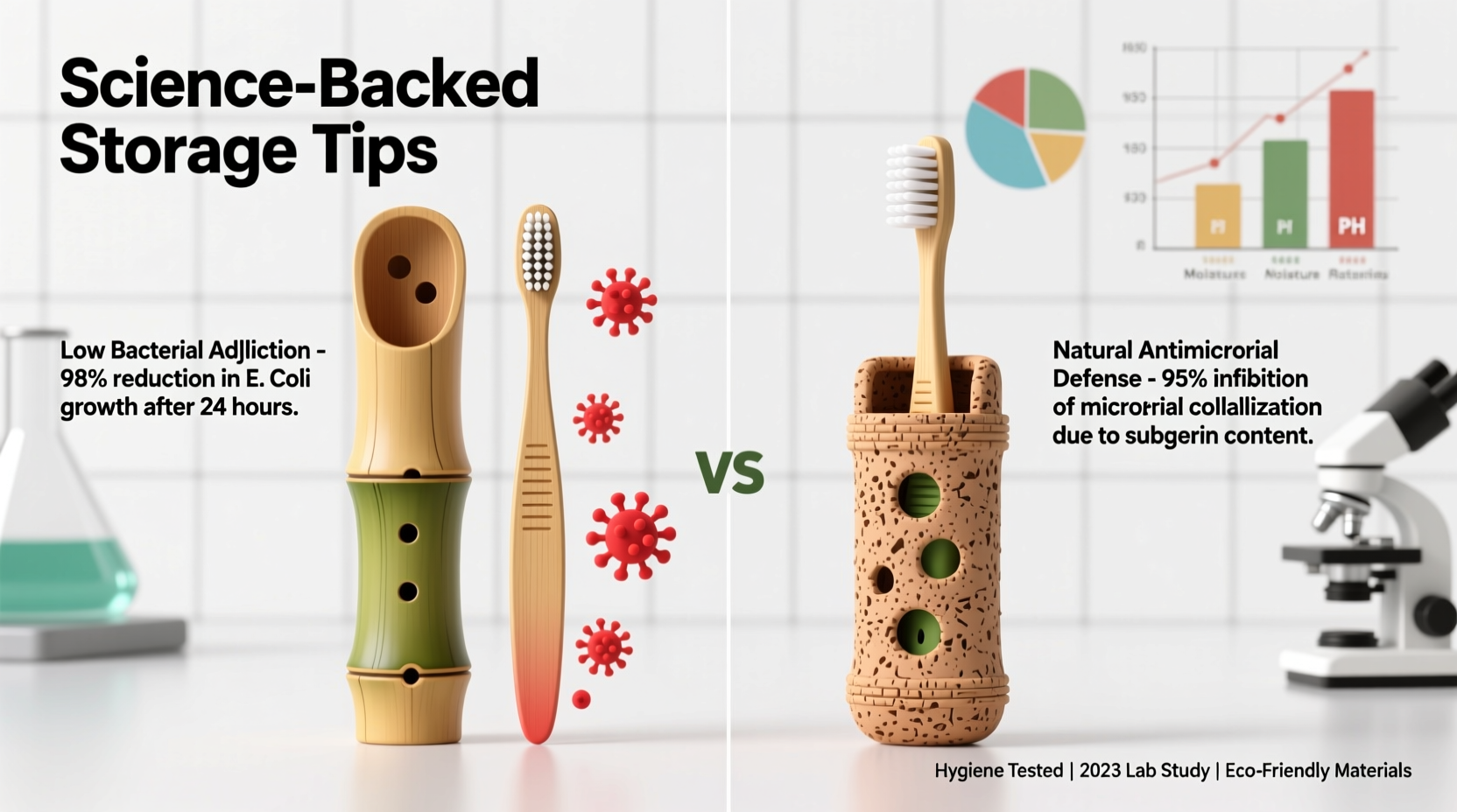 bamboo vs cork toothbrush case which stops bacteria