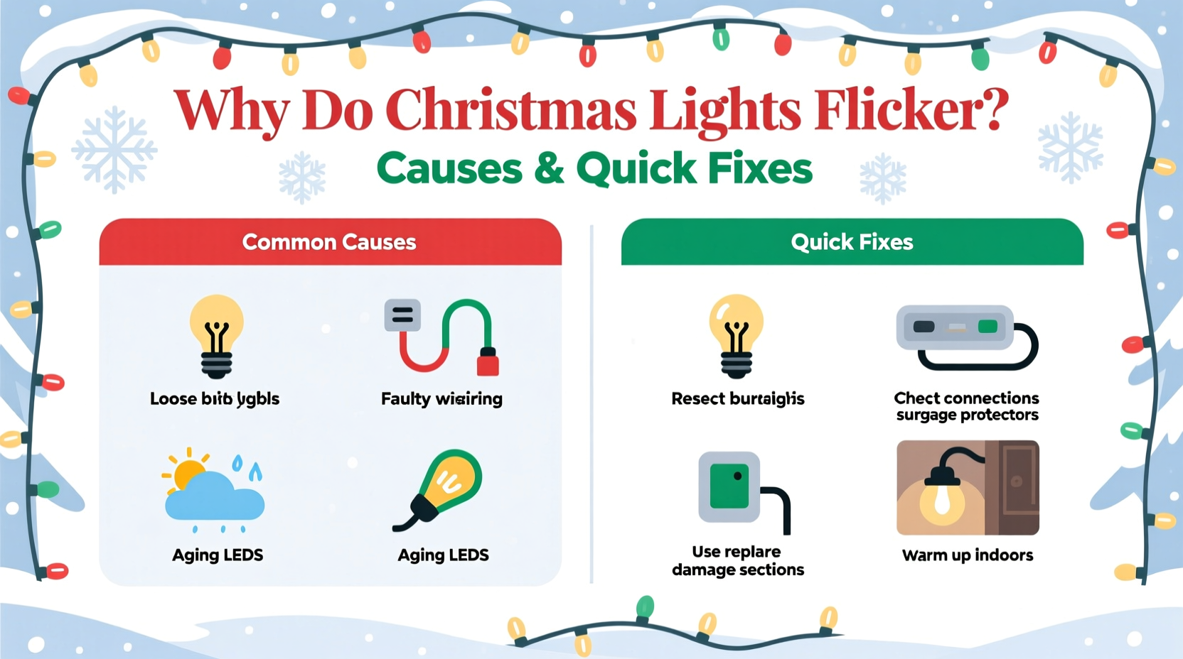 why do my christmas lights flicker causes and quick fixes for blinking strings