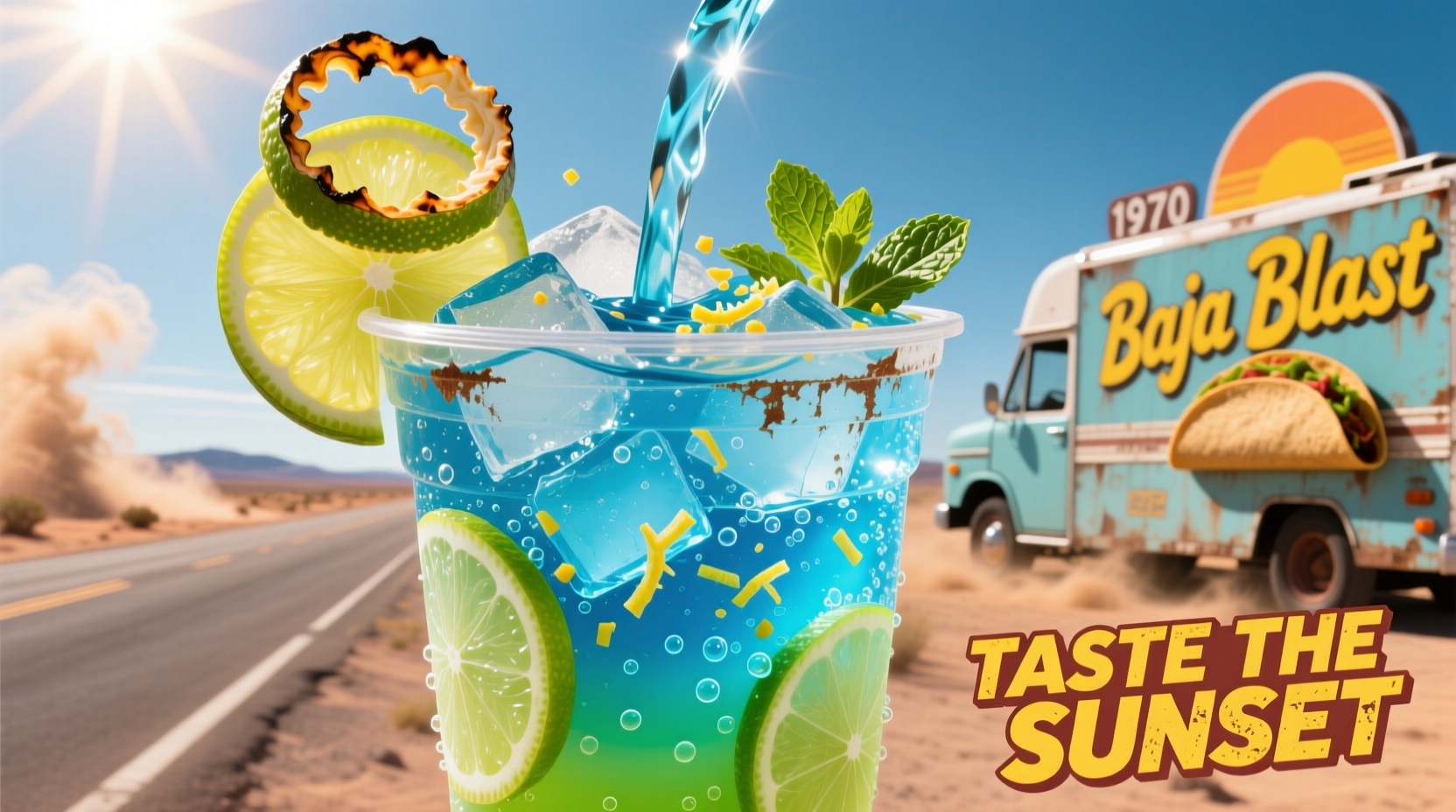 Baja Blast Taste Profile: Tropical Lime Soda Explained