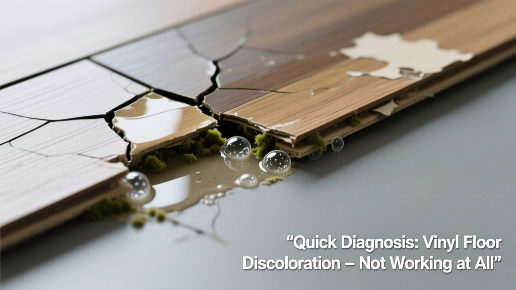 Vinyl Floor Discoloration Not Working at All: Quick Diagnosis