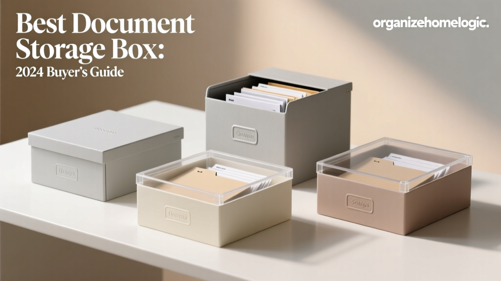 Best Document Storage Box: 2024 Buyer's Guide