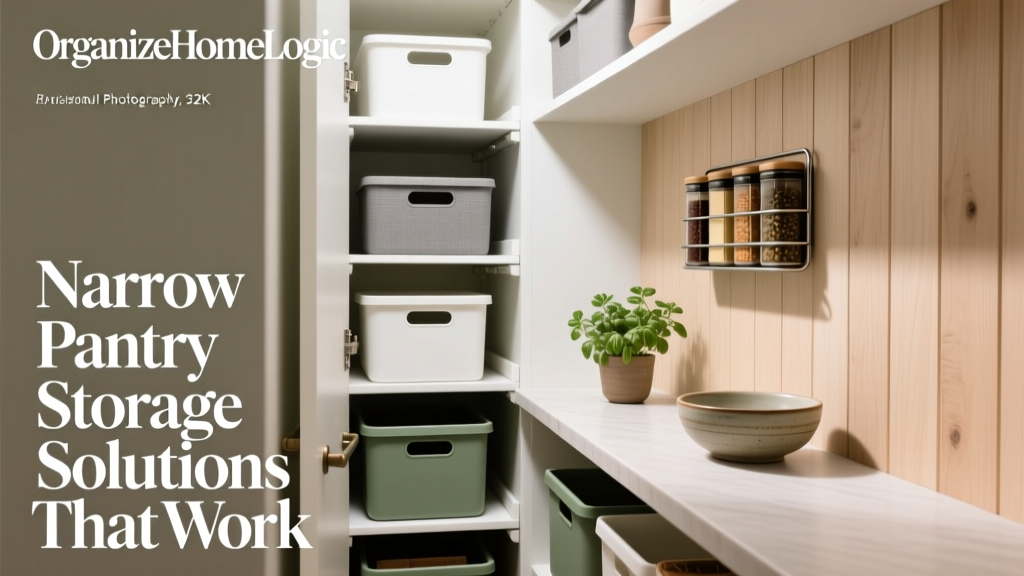 Narrow Pantry Storage Solutions That Work