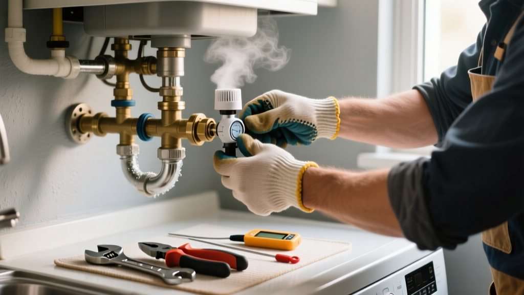 Fixing Washer Water Too Hot in Kitchen
