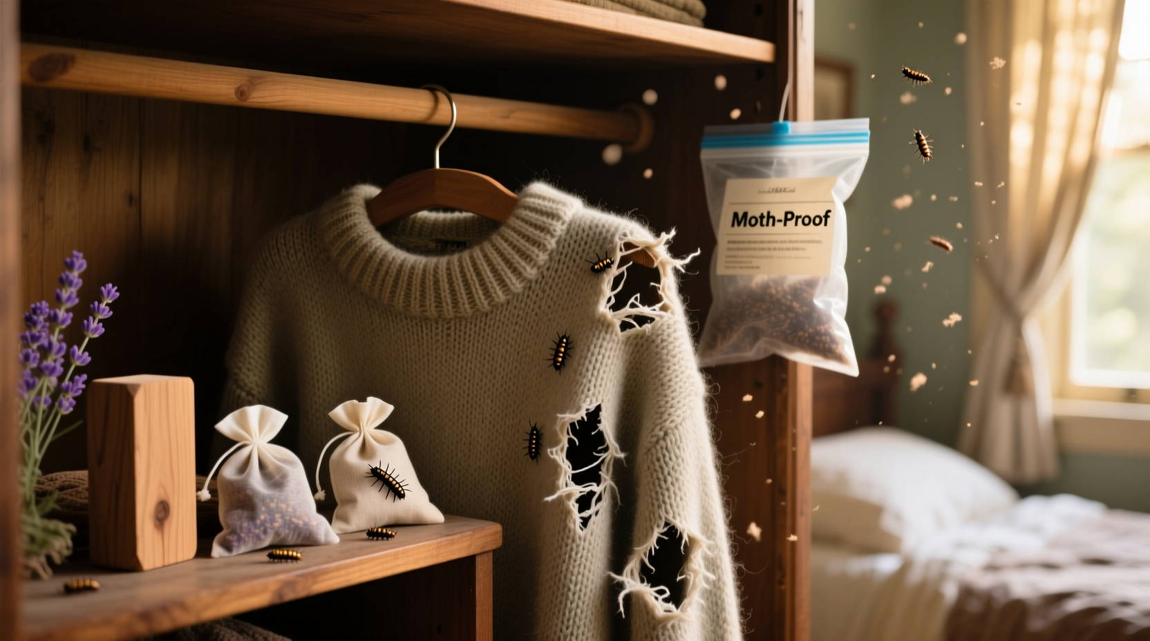 how to stop moths from eating your sweaters